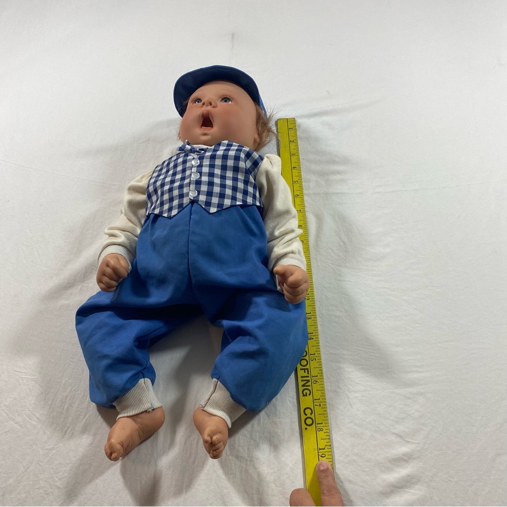 Lee Middleton Dolls Signed Vintage 1994 Blue White Hat Accessories - Picture 4 of 15